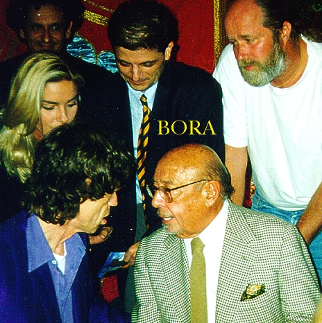 Mick Jagger & Ahmet Ertegün &  Bora Çetin, 19 Eylül ( September ) 1998