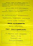  RADYOEVImizi Vermiyoruz, Basin Bildirisi Daveti
