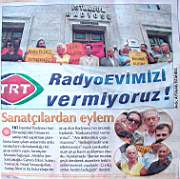  RADYOEVImizi Vermiyoruz Haberi, Hürriyet Gazetesi, 26 Agustos 2005