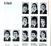 1973 - 1974   MORAN 5. Yıllığı,   5 FEN B Sınıfı 1