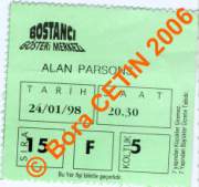 Alan Parsons Project Ticket, Istanbul 1998