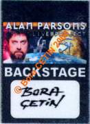 Alan Parsons Live Project Original Backstage Pass, 3 May 2006 Istanbul