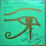 Alan Parsons Autographed for Bora CETIN LP's, 3 May 2006 Istanbul