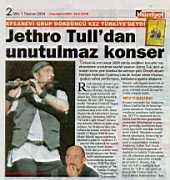 Istanbul Concert in Hurriyet Newspaper , 01 June 2004 