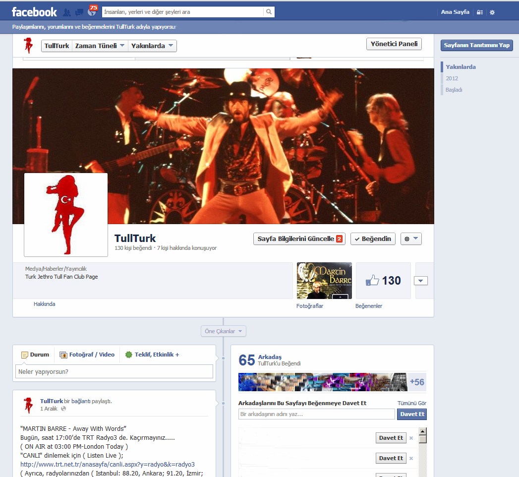 TULLTURK FACEBOOK PAGE