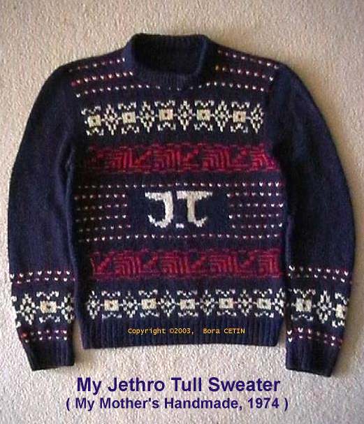 My JT Sweater, My Mother's Handmade in 1974