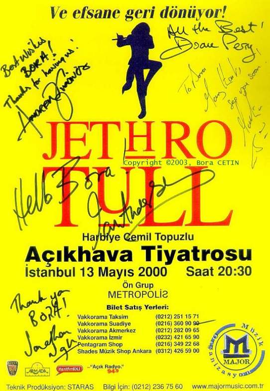 Signs of TULL members in 2000