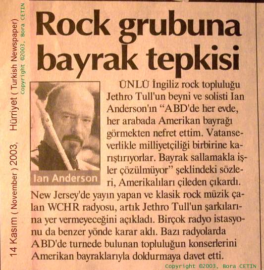 Ian News in Turkish Newspaper