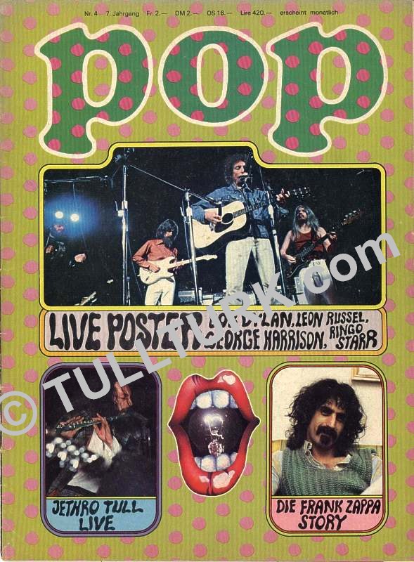 POP Magazin Cover 1972