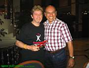 Istanbul 2005;  Önder Bozok and Jon ANDERSON by Pelin BOZOK